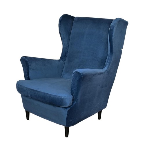 2pcs velvet stretch wingback - velvet,